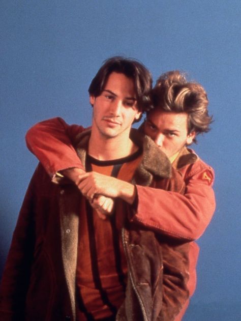 River Phoenix Keanu Reeves, Nate River, My Own Private Idaho, Septième Art, River Phoenix, Vhs Movie, I Love Cinema, Patrick Swayze, Movie Covers