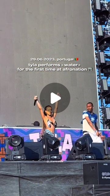 afrodance.intl on Instagram: "Let's throw it back to when Tyla performed "Water" at Afronation for the first time before the water challenge #afrodanceintl 

🎥: @_frvncoise" Tyla Water, Water Challenge, Throw It Back, First Time, The One, Dancing, The First, Let It Be, Water