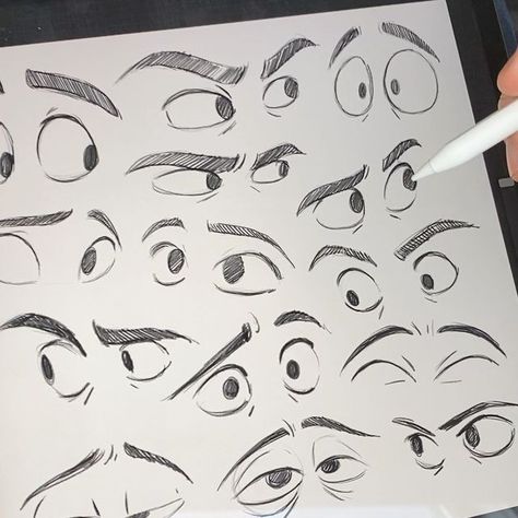 Mitch Leeuwe, Sketching References, Doodle Artist, Drawing Face Expressions, Cartoon Eyes Drawing, Drawing Eyes, Instagram Drawing, Face Drawing Reference, Cartoon Eyes