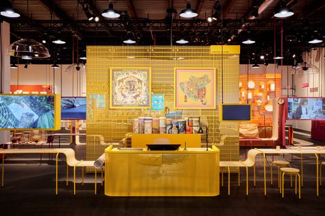 Currently on view in Detroit, the immersive exhibition “Hermès in the Making” is set to travel to Austin later this year Immersive Exhibition, Art Gallery Interior, France Map, Madison Avenue, Custom Cookies, Hand Painted Porcelain, Civil Engineering, Turin, Architectural Digest