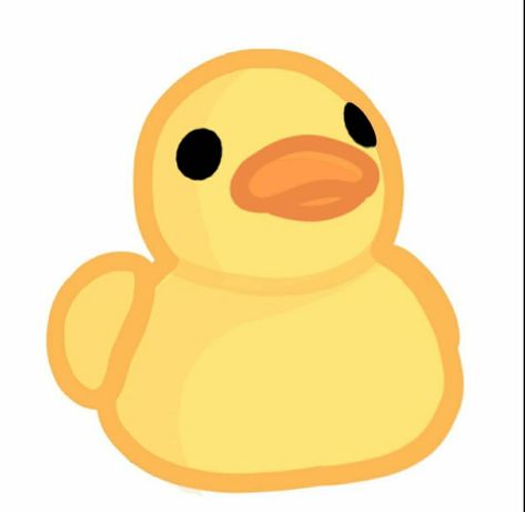 Ducks Cute Drawing, Cute Yellow Doodles, Cute Drawings Duck, How To Draw Ducks, Cute Duck Doodle, How To Draw A Duck, Duck Cartoon Drawing, Cute Animated Animals, Duck Draw