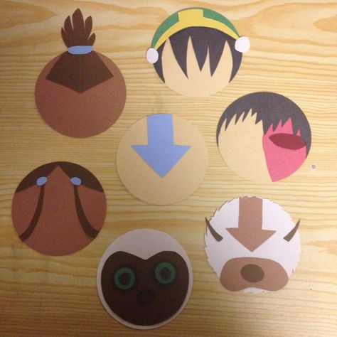 Avatar: The Last Airbender door tags Avatar The Last Airbender Door Decs, Avatar Door Decs, Avatar The Last Airbender Classroom, Avatar The Last Airbender Decorations, College Door Tags, Avatar The Last Airbender Crafts, Hall Themes, Avatar Birthday, Avatar Party