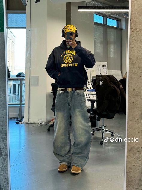 Baggie Jeans Outfit, Baggy Jeans Outfits, Baggy Jeans Outfit, Drippy Outfit, Edgy Streetwear, Streetwear Inspo, Streetwear Fits, Trendy Streetwear, Street Style Outfits Men