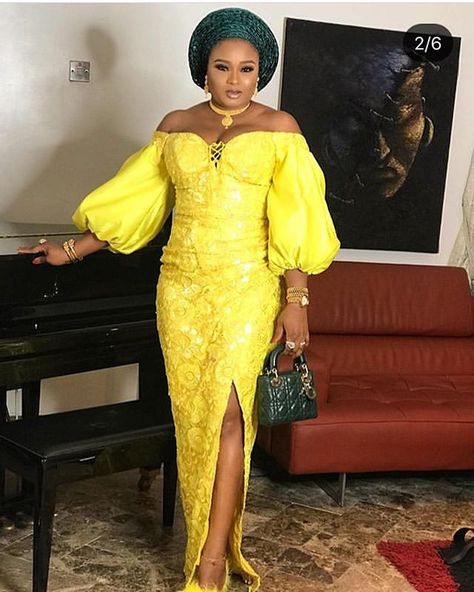 @tadeayeni  #Asoebi #AsoebiSpecial  Glam @makeupbychinny African Couture, Elegant Evening Dresses, Nigerian Lace Styles Dress, Nigerian Lace Styles, African Lace Styles, Mermaid Prom Dresses Lace, Lace Gown Styles, Lace Dress Styles, African Lace Dresses