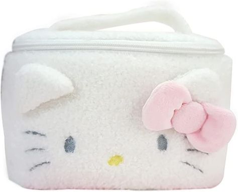 Amazon.com: Plush Bag Cosmetic Storage Bag Purse Storage Bag Packaging Christmas Decorations (Pink White) : Beauty & Personal Care Christmas Decorations Pink, Hello Kitty Makeup, Purse Storage, Hello Kitty Bag, Kitty Plush, Plush Bags, Travel Storage Bag, Hello Kitty Plush, Christmas Packaging