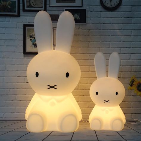 Miffy Lamp, Charging Table, Lamp Cute, Bunny Lamp, Rabbit Lamp, Lamp For Kids, Nordic Bedroom, Lamp Large, Baby Night Light