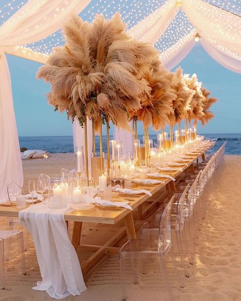 Bohemian Decor Ideas For A Sundowner Mehendi At Home Tulum Party Decor, Light Blue Beach Wedding, Cozumel Wedding, Wedding Tulum, Dream Beach Wedding, Beach Wedding Reception, Tulum Wedding, Boho Beach Wedding, Grass Wedding