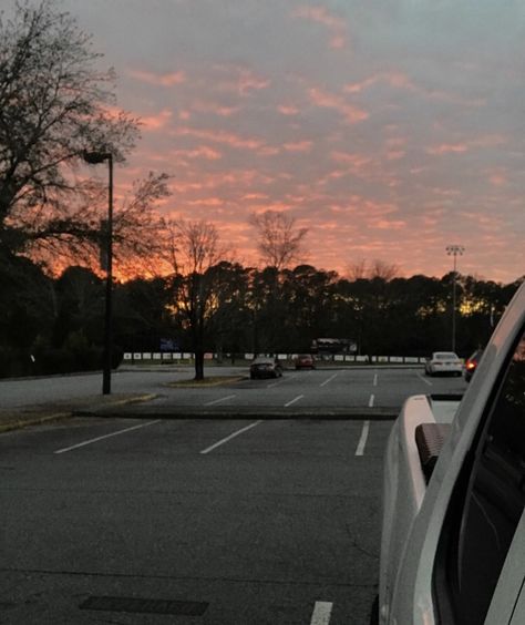 #sun #sunset #sunrise #teenagers #aesthetic #pretty #sky #parking #school School Parking Lot Aesthetic, Parking Lot Sunset, School Parking Lot, Dream Diary, Aesthetic Pretty, Book Aesthetics, Music Mood, Pretty Sky, Summer Bucket Lists