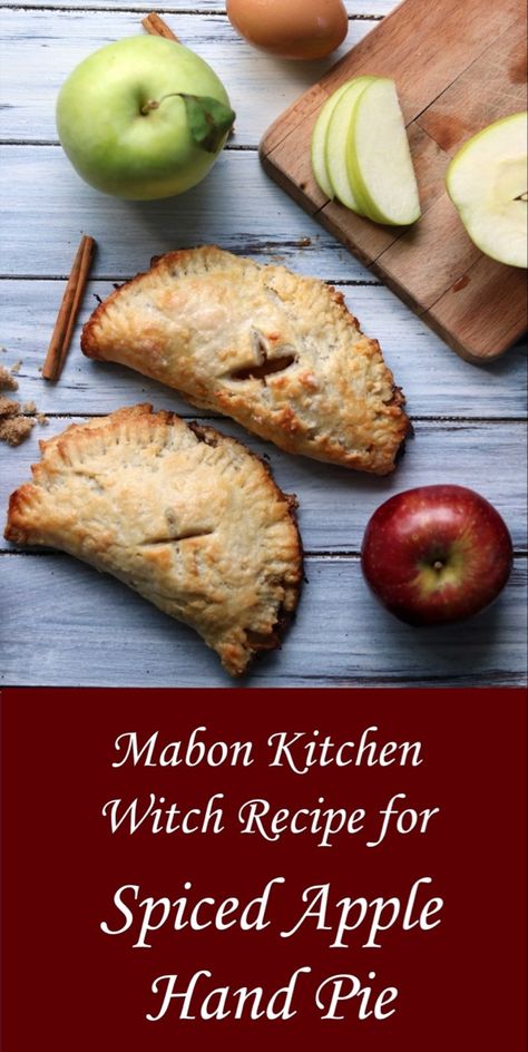 Mabon at the Apple Farm (Plus a Recipe for Spiced Apple Pie!) - Moody Moons Spiced Apple Pie, Wicca Recipes, Kitchen Witch Recipes, Medieval Recipes, Apple Hand Pies, Apple Farm, Hot Cider, Changing Leaves, Spiced Apples