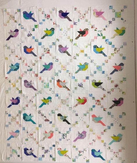 Irish Chain Quilt Pattern, Bird Quilt Blocks, Quilting Stitch Patterns, Feathers Pattern, Patchwork Bedspread, Vintage Quilts Patterns, Irish Chain Quilt, Farm Quilt, Quilt Sewing Patterns