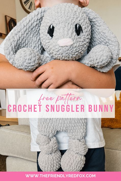 Crochet First Birthday Gift, Knotted Lovey Crochet Pattern Free, Diy Weighted Stuffed Animal, Crochet Patterns Bulky Yarn, Crochet Cuddlers, Snuggle Crochet, Crochet Snugglers, Crochet Snuggle, Crochet Figures