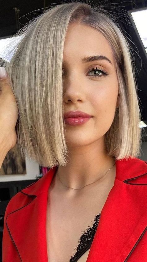 Kort Bob, Κούρεμα Bob, Short Bobs, Blonde Bob Hairstyles, Short Blonde, Short Blonde Hair, Short Bob Hairstyles, Great Hair, Blonde Hair Color