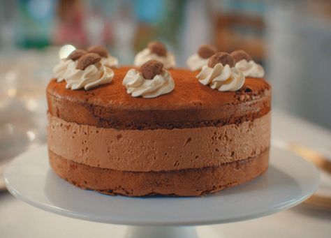 Mary Berry Chocolate Mousse Cake, Mary Berry Chocolate Cake, Truffle Dessert, Mary Berry Cakes, Mary Berry Cooks, Chocolate Apricot, Apricot Cake, Mousse Filling, Sponge Cake Filling