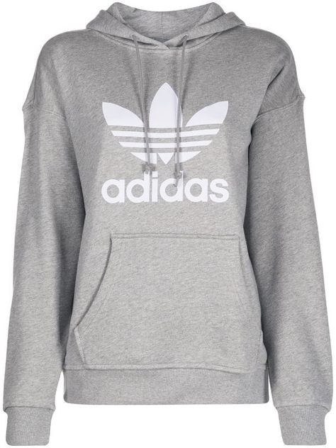 Sudadera con capucha y logo Trefoil adidas - Compra online - Envío express, devolución gratuita y pago seguro Adidas Trefoil Hoodie, Mode Adidas, Hoodie Images, Heather Grey Sweatshirt, Adidas Trefoil, Gray Sweatshirt, Mens Sweatshirts Hoodie, Adidas Fashion, Adidas Outfit