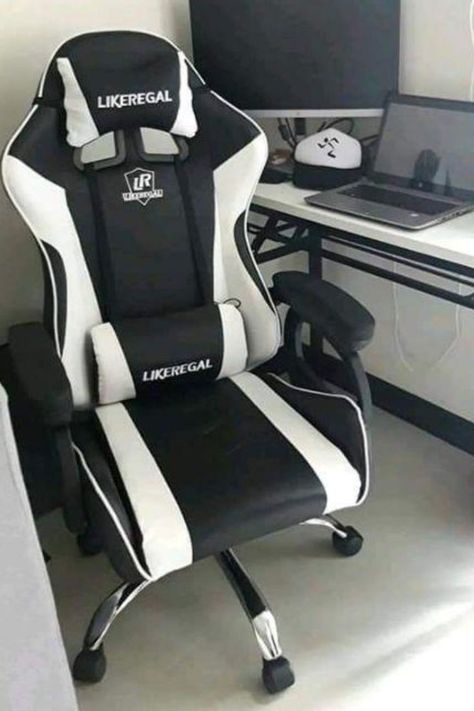 Gaming Chair Black And White, Gaming Chair Setup, Gaming Chair Aesthetic, Purple Gaming Chair, Gaming Chair Pink, White Gaming Chair, Blue Gaming Chair, Black Gaming Chair, Pink Gaming Chair