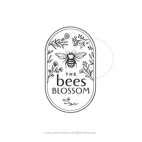 Find and download thousands of professionally designed logos for your business #logo #logodesign #logotemplate Bee Typography, Honey Logo Ideas, Bee Logo Ideas, Plant Shop Logo, Bee Branding, Queen Bee Logo, Logo Honey, Bee Logo Design, Hive Logo