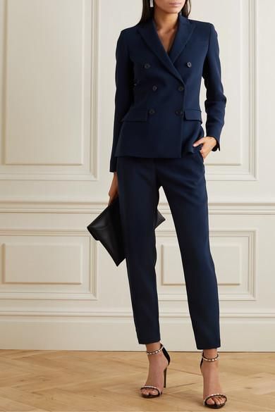 from @NET-A-PORTER's closet #altuzarra #givenchy #alexandrevauthier #kennethjaylane Woman Suit Fashion, Slim Leg Pants, Work Outfits Women, Professional Outfits, Business Attire, Suit Fashion, Business Casual Outfits, Work Attire, Business Outfits