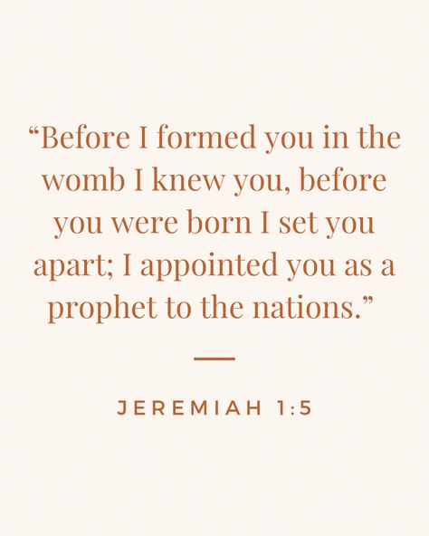 Jeremiah 1:4, Jeremiah 1:5 Wallpaper, Jeremiah Bible Verses, Jeremiah 1:5, Jeremiah Verses, Jeremiah Quotes, Jeremiah 4, Burnout Quotes, Sunday Scripture