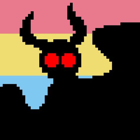 Moth Man Pfp, Pan/trans Pfp, Moth Pfp, Pride Pfp, Pride Pfp Pan, Trans And Pan Flag, Cute Mothman Art, Doodle Art Drawing, Lgbt Love