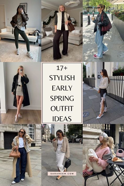 Spring 2025 | Cute Spring Outfits | Trendy Outfit Ideas & Fresh Spring Inspo | #spring #springoutfits #summeroutfits 15degrees Outfit, Site Seeing Outfit Spring, Cute Hiking Outfit Spring Cold Weather, 2025 Outfit Ideas Women, Casual Errands Outfit Spring, March Outfit Ideas Casual, Early March Outfits, 42 Degree Weather Outfits, Vancouver Spring Outfit