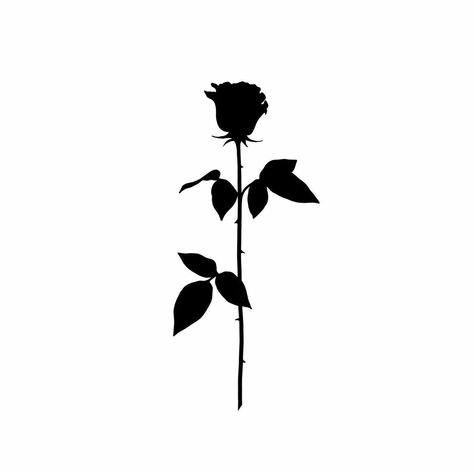 Blackout Rose Tattoo, Rose Outline Tattoo, Noir Tattoo, Tattoo Homme, Rose Tattoo Stencil, Skull Hand Tattoo, Blue Rose Tattoos, Small Forearm Tattoos, Dot Tattoos