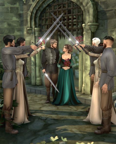 TS4 Poses Sims 4 Medieval Poses, Medieval Poses, Medieval Inspired Wedding, Sims4 Pose, Poses Sims 4, Vampire Empire, Sims 4 Medieval, Sims 4 Poses, Ts4 Poses