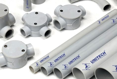 UNITECH is one of the best manufacturers and suppliers for PVC Pipe Factory in India with years of experience. Round Conduit PVC Pipes and Fittings are used in several industrial applications in India and Abroad. Send us an email to get a product quotation and price list. Manufacturing Factory Design, Pvc Conduit, Pipes And Fittings, Pvc Pipe Fittings, Pvc Pipes, Manufacturing Factory, Factory Design, Pipe Fitting, Pvc Pipe