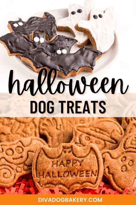 Dog Treat Ideas, Dog Treats Recipes, Dog Treat Packaging, Halloween Dog Treats, Treats For Halloween, Pet Treats Recipes, Healthy Dog Treats Homemade, Bakery Supplies, Dog Bakery