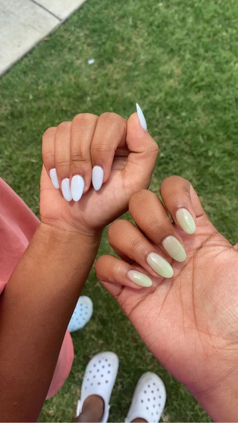 #indianskintone #almondnails #lightgreen #bluenails #nailpolish #nailcolor #indianfashion #nailpolishideas Nails Indian Skin, Nails For Medium Skin Tone, Nails Indian, Summer Nail Colors, Medium Skin Tone, Summer Nails Colors, Summer Nail, Blue Nails, Nail Manicure