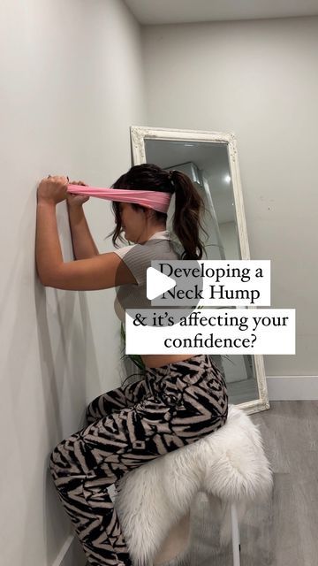 Rachel Pantano on Instagram: "Is your posture causing a neck hump and messing with your confidence? 😳 

Want to fix your posture & radiate confidence? Join my 1:1 Posture Coaching Program🌸 
Comment “GET STARTED” & I’ll send you the link 🔗

When your head leans too far forward, it can lead to that dreaded hump at the base of your neck and make you feel less confident. 

Poor posture can bring down your overall energy, while standing tall instantly boosts your mood and helps you look more empowered 💁‍♀️✨

By correcting your posture & improving those muscle imbalances, you can prevent that neck hump and feel more confident in your body! 

It’s a small change that can make a big difference, helping you feel stronger and more self-assured every day! 💪👑

#backpain #backpainrelief #poorpost Neck Hump, Fix Your Posture, 12 Minute Workout, Muscle Imbalance, Radiate Confidence, Feel More Confident, Poor Posture, Spiritual Health, Back Pain Relief