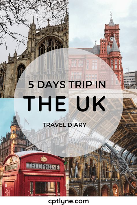 My 5 days trip in the UK travel diary. Travelling from Paris to London and going through Bristol, Gloucester and Cardiff! Check out what I have been up to and what I have visit during my trip in England and Wales. #uk #travel #traveldiary Uk Itinerary, Paris To London, United Kingdom Travel, Europe Travel Guide, Europe Travel Tips, Gloucester, My Trip, England Travel, Uk Travel