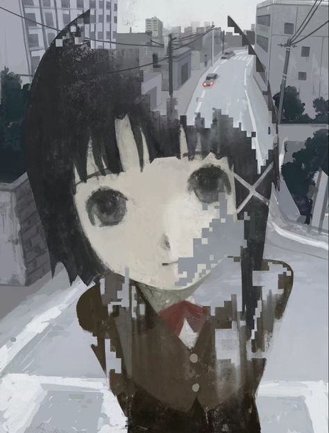 Serial Experiments Lain, Film D'animation, Funky Art, Pretty Art, Character Drawing, Aesthetic Anime, Sake, Art Inspo, Cute Art