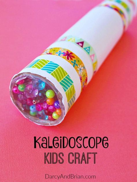 Looking for a fun kids project? Inspire creativity with this easy homemade kaleidoscope craft. Kids crafts are the perfect, low cost family activity. This is fun for preschool children, but they will need assistance to assemble it. Homemade Kaleidoscope, Kaleidoscope Craft, Diy Kaleidoscope, Fun Projects For Kids, Crafts For Boys, Inspire Creativity, Camping Crafts, Craft Tutorial, Family Activity