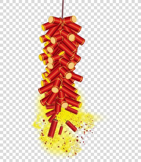 Chinese New Year Firecrackers, Chinese New Year Ornament, Chinese Firecrackers, Diwali Fireworks, Chinese New Year Decorations, Ornament Christmas Tree, New Year Png, Owl Tattoo, Free Sign