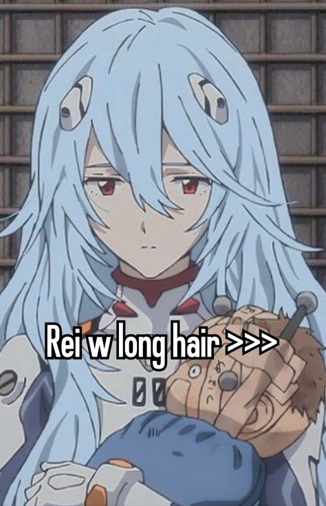 Rei Ayanami Hair, Rei Ayanami Long Hair, Nge Rei, Rei Ayanami Pfp, Rei Evangelion, Emoji Memes, Evangelion Cosplay, Animecore Webcore, Zodiac Characters