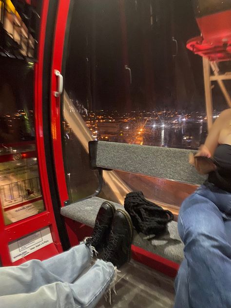 aesthetic ferris wheel night ride Aesthetic Ferris Wheel, Ferris Wheel Aesthetic, Wheel Aesthetic, Fair Rides, Night Ride, Insta Photos, City Night, Window Seat, Amusement Park