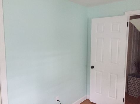 Sherwin Williams Embellished Blue for the nursery! Light Blue Boys Bedroom, Bathroom Sherwin Williams, Basement Nursery, Girls Room Paint Colors, Aqua Nursery, Blue Boys Bedroom, Girls Room Paint, Sister Room, Blue Ceilings