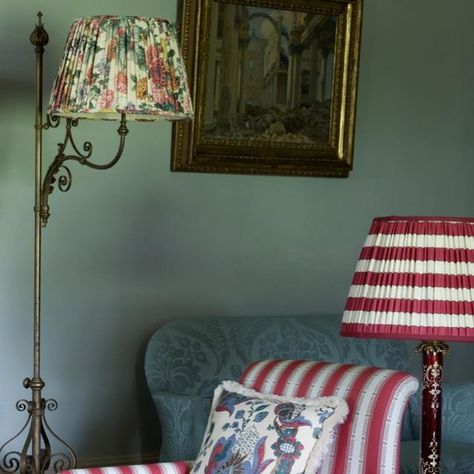 Flora Soames on Instagram: "We have today sent out our Newsletter, this month talking stripes inside (surprise surprise) after much time enjoying outdoor living. The Semley Armchair is new to our collection and a design I am particularly fond of.. Inspired by an elegant upright Regency chair- as shown here in our Ruby Broken Stripe. Available to order in any Flora Soames Fabric (or COM should you wish). For all enquiries email sales@florasoames.com and do sign up for more collection news online Flora Soames, Upholstery Ideas, Surprise Surprise, Interior Design Inspiration, A Design, Outdoor Living, Ruby, Upholstery, Sign Up