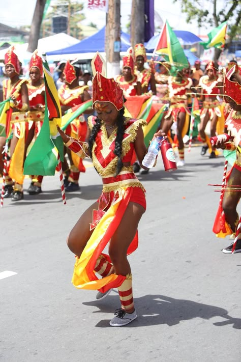 Carribean Carnival Aesthetic, Caribbean Culture West Indies, Guyanese Aesthetic, Guyana Aesthetic, Guyana Culture, Trinidad Carnival Outfits, Caribana Costume, Caribbean Gyal, Guyanese Culture