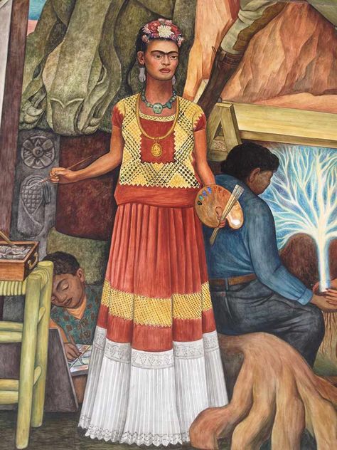 Pan American Unity Mural, Diego Rivera at City College of San ... Natalie Clifford Barney, Diego Rivera Art, Diego Rivera Frida Kahlo, Jorge Gonzalez, Lawrence Alma Tadema, Frida And Diego, Frida Art, Frida Kahlo Art, Max Ernst