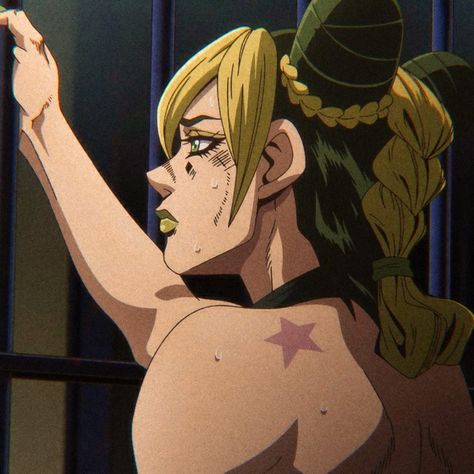 jojo stone ocean Jojo Bizzare Tattoo, Jolyne Kujo Hair, Jostar Jojo Tattoo, Jolyne Hair, Jolyne Kujo Tattoo, Joestar Birthmark Tattoo, Jolyne Pfp, Jolyne Kujo Icon, Jojo Tattoo