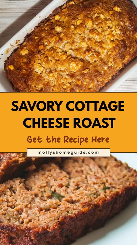 Indulge in the ultimate comfort food with this creamy cottage cheese roast recipe. Perfect for a cozy family dinner or a special gathering with friends, this dish is easy to prepare and guaranteed to impress your guests. The combination of savory cottage cheese and flavorful spices creates a mouthwatering dish that will leave everyone craving for more. Whether you're a meat lover looking for a unique twist or a vegetarian searching for a satisfying meal, this cottage cheese roast is sure to beco Vegetarian Cottage Cheese Patties, Cottage Cheese Vegetarian Recipes, Meals With Cottage Cheese, Cottage Cheese Keto Recipe, Cottage Cheese Meals, Cottage Cheese Recipes Dinner, Cottage Cheese Loaf, Cheese Meals, Cottage Cheese Recipes Breakfast