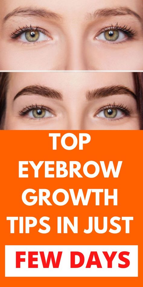 Grow Long Eyelashes, Grow Your Eyebrows, Eyebrow Regrowth, Grow Eyebrows Faster, Regrow Eyebrows, Long Eyebrows, Grow Eyebrows Thicker, Face Tips, How To Grow Eyelashes