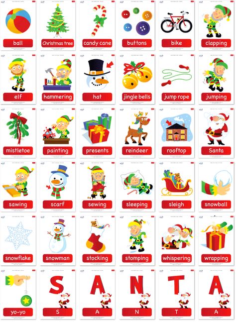 Christmas Flashcards, Christmas Worksheet, Easter Templates Printables, This Is Christmas, English Grammar For Kids, All About Christmas, Christmas Light Show, Grammar For Kids, English Christmas