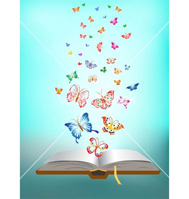 Butterfly flying around the book vector 1021194 - by huhulin on VectorStock® Butterfly Flying, Book Vector, Book Cover Diy, Butterflies Flying, Book Drawing, Butterfly Wall Art, Cover Style, Diy Book, Room Diy