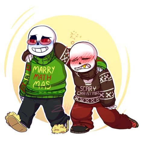 Drunk Underfell sans and science sans Undertale Christmas, Muffet Undertale, Science Sans, Fell Sans, Underfell Sans, Draw Comics, Cool Dude, Undertale Ships, Undertale Funny