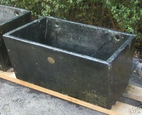 Antique Black Soapstone Sink (A) | #20325787 Soapstone Sink, Black Soapstone, Soapstone Kitchen, Black Sink, Best Company, Needful Things, Humble Abode, Rustic Interiors, Home Decor Kitchen