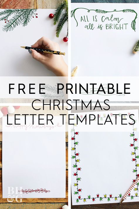 Christmas Letter Paper Printable Free, Free Christmas Letter Templates, Christmas Letter Printables, Christmas Letter Template Free Printable, Christmas Letterhead Printable Free, Christmas Stationary Printable Free, Christmas Borders Free Printable, Christmas Letter Design, Christmas Stationary Printable