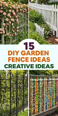 Best 15 DIY Garden Fence Ideas [Cheap & Easy To Make] Garden Fence Ideas Cheap, Diy Garden Fence Ideas, Diy Fence Ideas, Unique Fence Ideas, Fences Alternative, Reed Fencing, Types Of Succulents Plants, Diy Garden Fence, Garden Fence Ideas