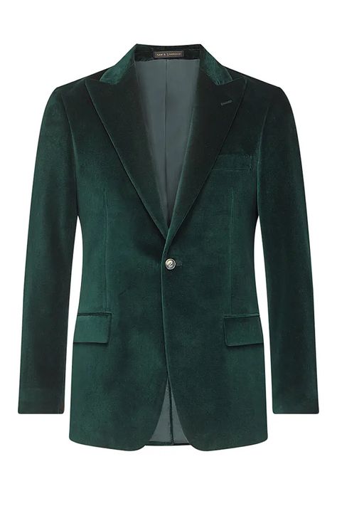 Green Velvet Blazer, Groom Dress Men, Dress Men, Evening Jacket, The Right Stuff, Green Blazer, Evening Jackets, Peak Lapel, Velvet Blazer